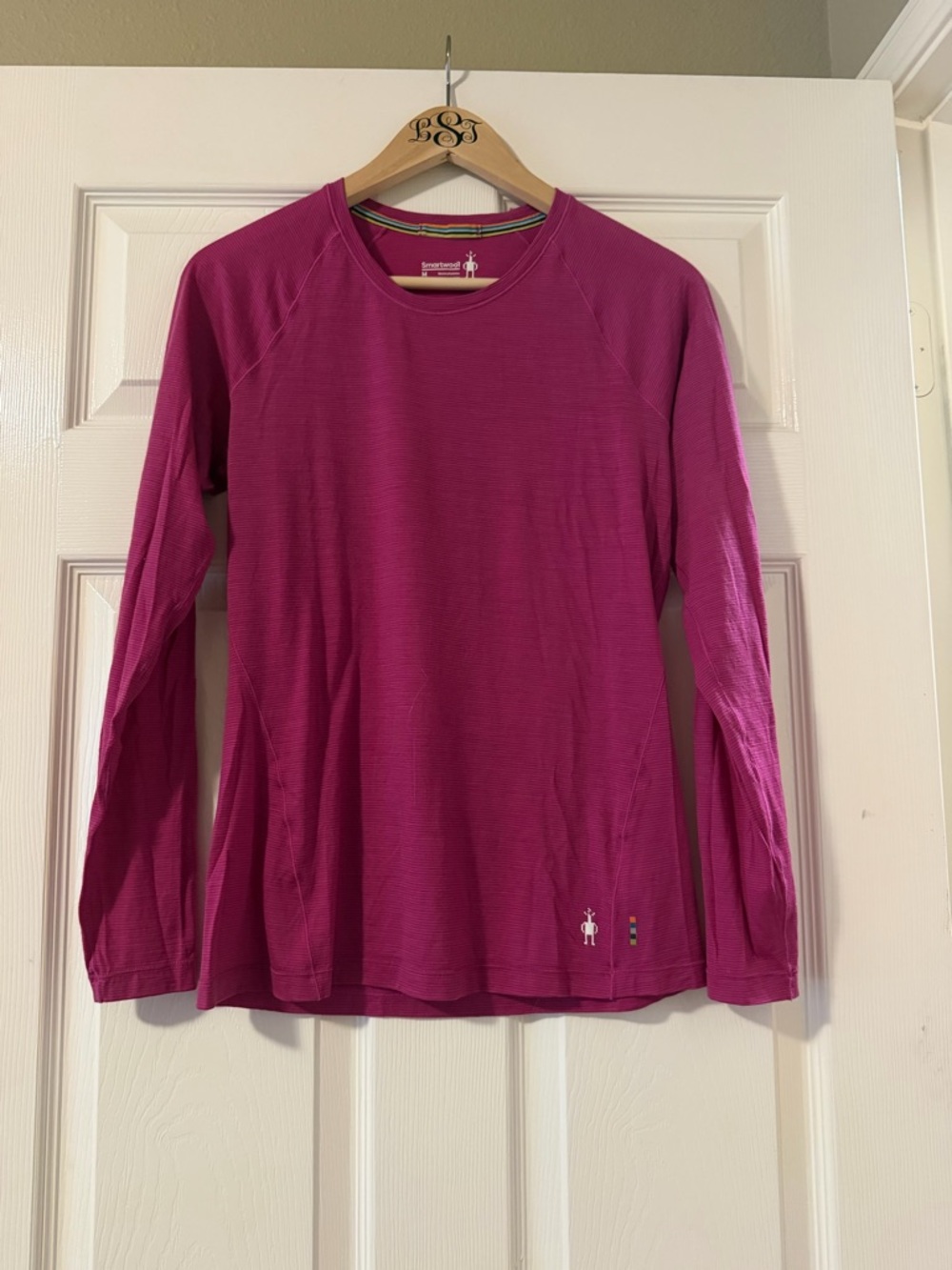 Smartwool Women's Long Sleeve Base Layer - Magenta